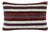Striped Kilim Lumbar Pillow Cover 14'' X 20'' For Sale