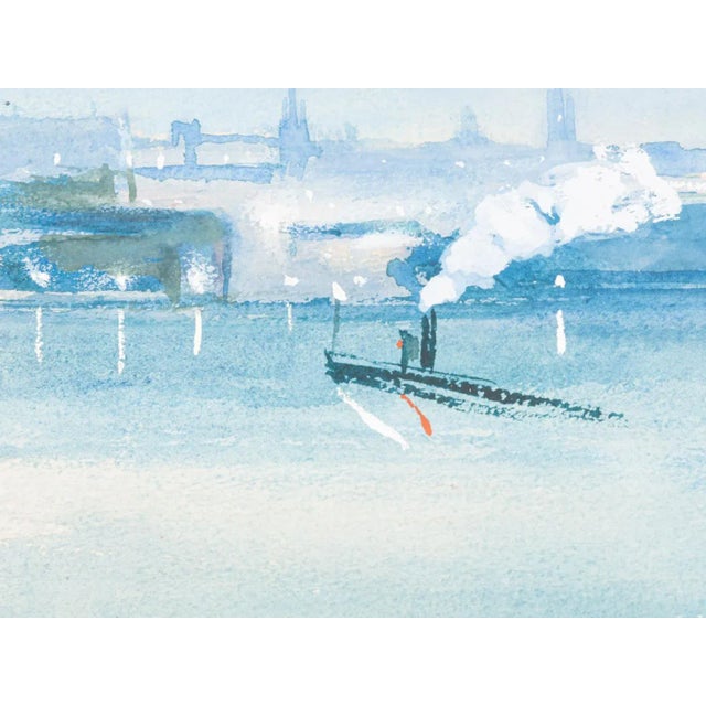 Bertel Nordström, Stockholm, Gouache on Paper, Framed For Sale - Image 4 of 11