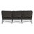 Brown Jordan Brown Jordan Venetian Sofa, Textured Pewter frame with Fusion Charcoal fabric For Sale - Image 4 of 11