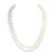 Timeless elegance, a 36" strand of semi-baroque cultured pearls with a beautiful color and deep luster, with 14k gold...