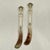 A set of two antique sterling silver spreaders in the “Kings” pattern from J.E.Caldwell Jewelers in Philadelphia, circa...