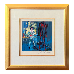 1990s LeRoy Neiman "Self Portrait" Hand Signed Limited Edition Serigraph, Framed