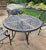 Outdoor Dining Table & Chairs W/ Cushions For Sale - Image 11 of 11