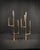 Gold Candleholders in Gilded Brass by Karl Hagenauer for Wiener Werkstätte, 1930 For Sale - Image 8 of 18
