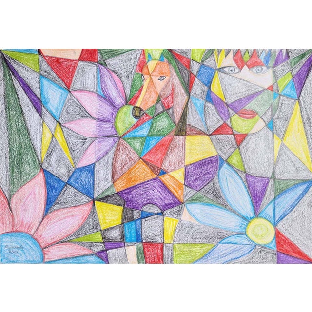 Title: Horse in my garden Artist: Raymonda Abci Country: Lebanon Medium: Giclee Marks: Limited edition of 50, numbered in...