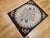Off-white Vintage Hand Hooked Rug, Wool & Cotton, Floral Pattern, American Folk Art, 3x4 For Sale - Image 8 of 17