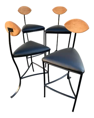Custom Made Bar and Counter Stools- Set of 4