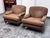 Kroll Furniture Custom Design Ralph Lauren Fabric Lounge Chairs, Pair For Sale - Image 9 of 12