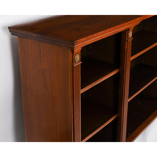 Antique Victorian Ormolu-Mounted Walnut Open Bookcase, 19th Century For Sale - Image 11 of 16