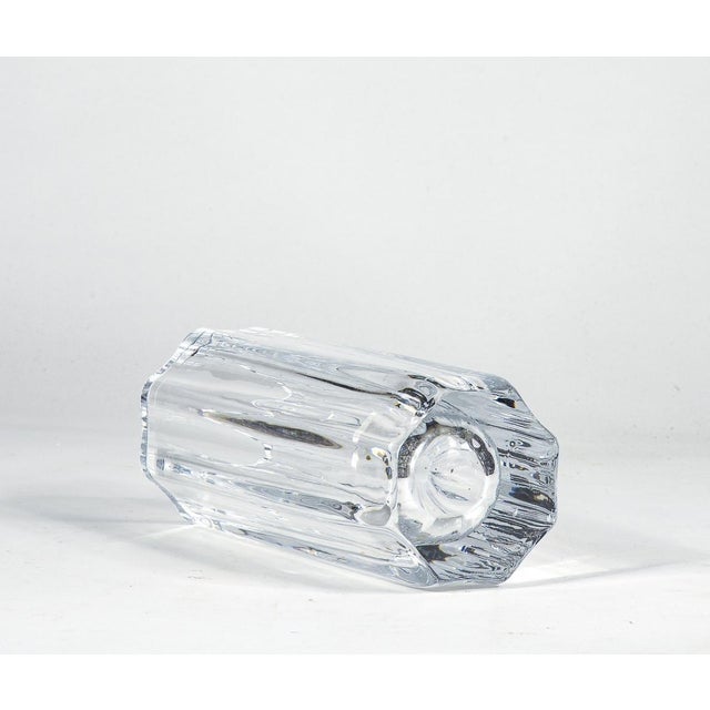 Glass Crystal Vase from Orrefors, Sweden, 1990s For Sale - Image 7 of 10
