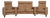 Arion Leather Sofa Beige Four Seater Couch from Stressless For Sale