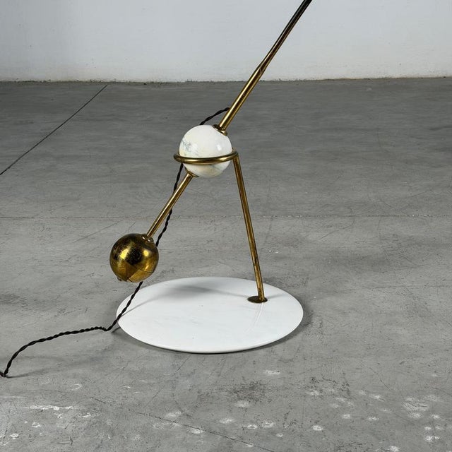 Metal Model 1036 Floor Lamp by Gino Sarfatti for Arteluce, 1940s For Sale - Image 7 of 18