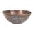 Small Antique Middle East Arabic Calligraphy Silver Inlay Copper Bowl For Sale