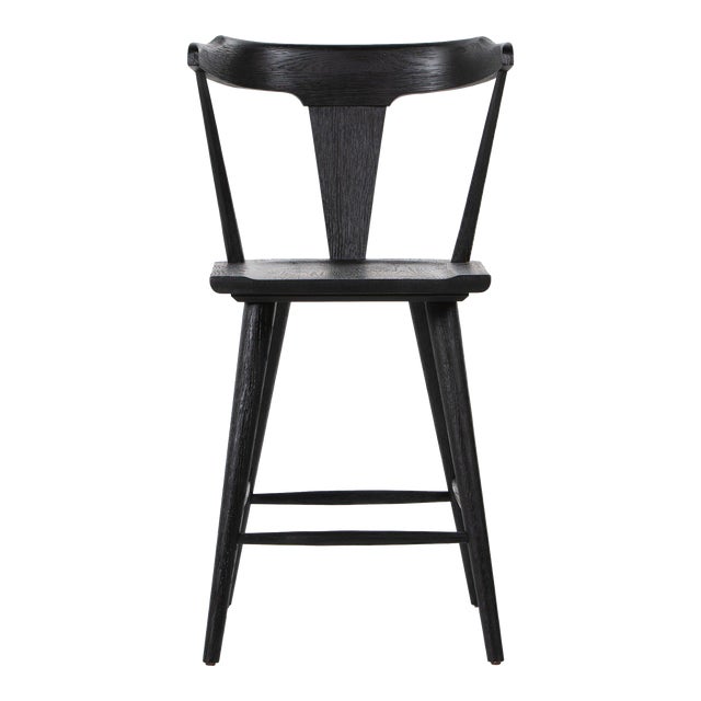 Four Hands Ripley Counter Stool - Black Oak For Sale