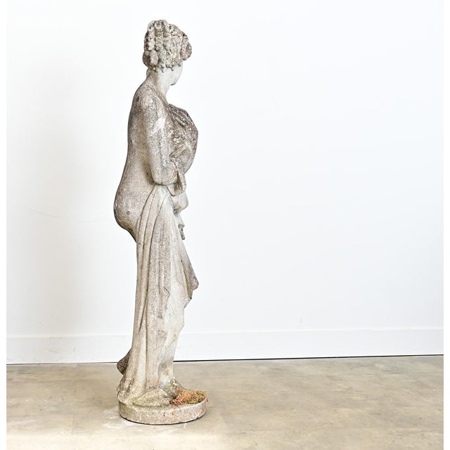 Late 19th Century English Victorian Cast Stone Reproduction of the Venus Italica For Sale - Image 13 of 14