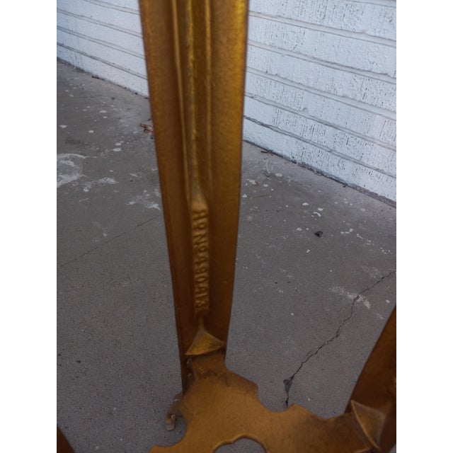 Late 20th Century Late 20th Century Neoclassical Style Metal Plant Stand With Ormulu For Sale - Image 5 of 7