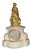 A superb Early 20th-century French gilt-bronze and onyx clock garniture, comprising a figural mantel clock and a matched...