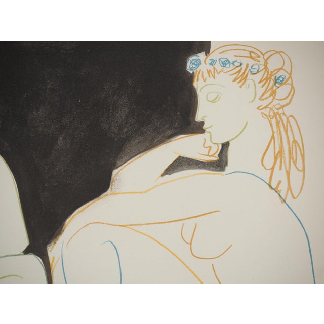 Pablo Picasso, The Young Girl with the Headdress and the Old Man, Lithograph For Sale - Image 4 of 6