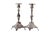 Silver Candlesticks in Embossed Silver with Acanthus Leaves For Sale - Image 8 of 8
