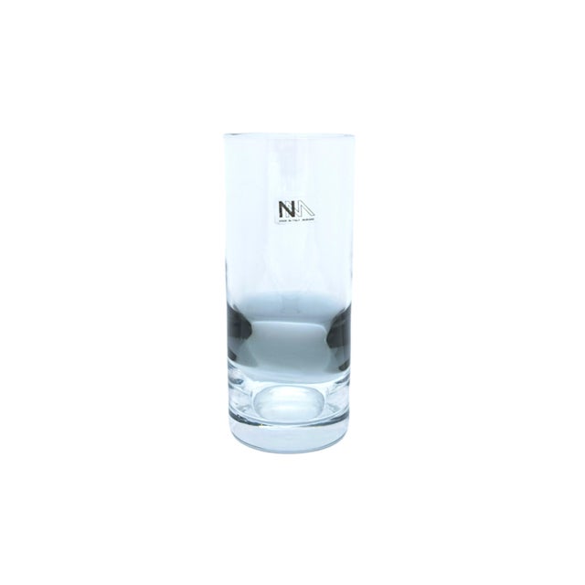 Gray Murano Glass Drinking Glasses by Nason Moretti, 1980s, Set of 6 For Sale - Image 8 of 16