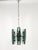 Metal Glass and Chrome Pendant Light by Veca Murano, 1970s For Sale - Image 7 of 18