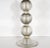 Art Deco Art Deco Table Lamps -- Pair of 1930s Art Deco Handblown Ribbed & Smoked Glass Table Lamps With Brass Fittings For Sale - Image 3 of 8