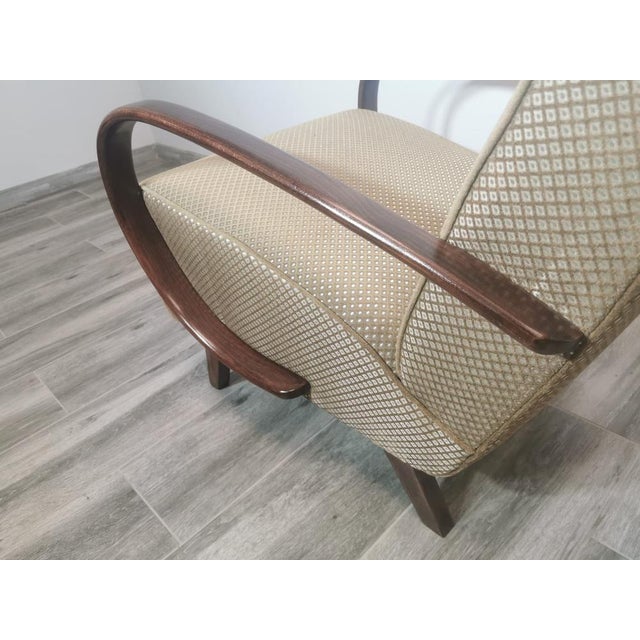 Mid-Century Modern Armchair by Jindrich Halabala, 1940s For Sale - Image 3 of 18