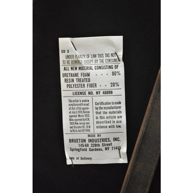 Vintage Brueton Mid Century Modern Tubular Steel Cat Eye Lounge Chairs - A Pair For Sale - Image 10 of 12