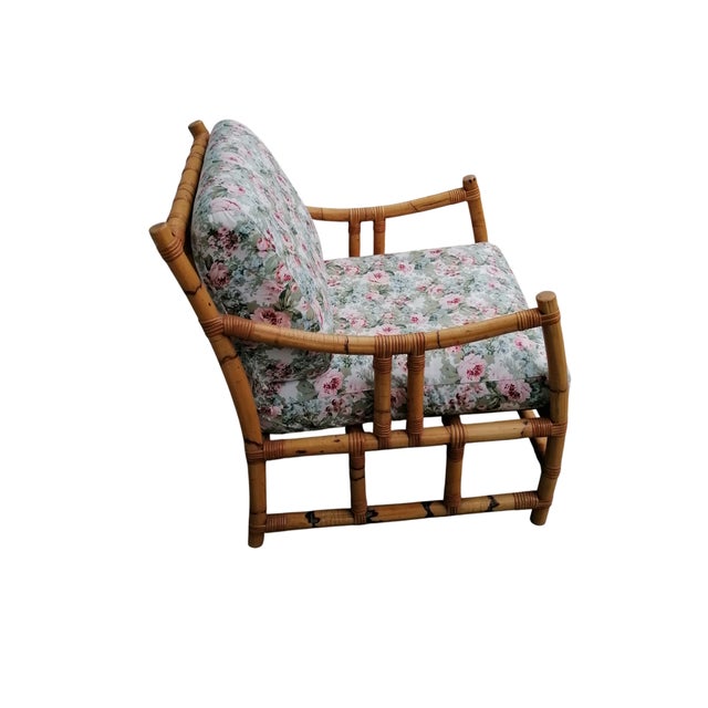 Vintage Bamboo Armchair, 1960s For Sale - Image 3 of 8