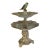 1960s Herend Rothschild Bird 2-Tier Openwork Porcelain Cake Stand Figural Bird Finial Model 7442 For Sale