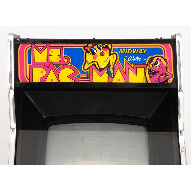 Contemporary Bally Midway Ms. Pac-Man Video Arcade Game, 1981 For Sale - Image 3 of 12