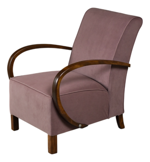 Art Deco Lounge Chair, Poland, 1930s