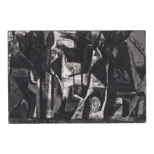 Boško Karanovic Abstract Figural Etching and Aquatint