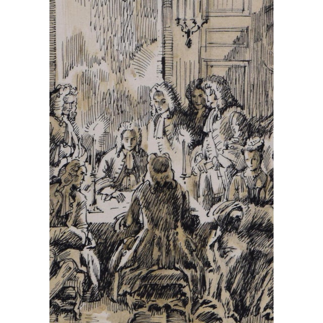 Vintage Pen and Ink Illustration by Artist Anatoly Itkin for "Dangerous Liaisons" For Sale - Image 4 of 7