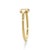 Tiffany & Co. 18ct Yellow Gold T Wire Ring 3.41g, Size 6.25 For Sale - Image 6 of 6