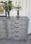Gray Vintage Dixie Double Dresser, Parisian Gray Dresser, Circa 1950's For Sale - Image 8 of 12