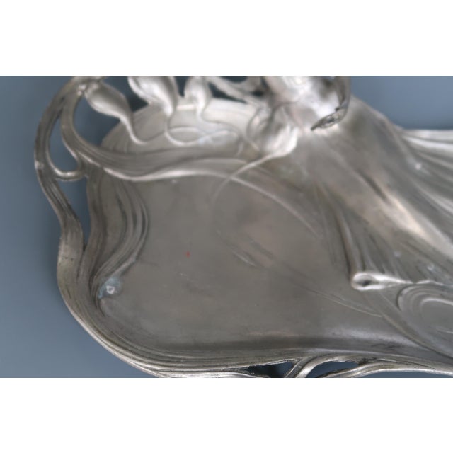 Metal Jewelry Tray 1900 Art Nouveau Liberty Style Jugendstil. For Sale In Los Angeles - Image 6 of 14