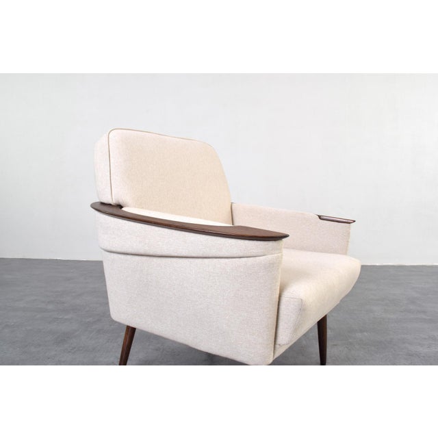 Beige Mid-Century Modern German Lounge Chair, 1960s For Sale - Image 8 of 11
