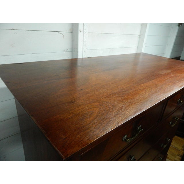 Antique Edwardian Mahogany Chest, 1890s For Sale - Image 13 of 18