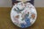1970s Vintage Macau Export Polychrome Porcelain Lidded Jar Bird Peony Tea Caddy For Sale - Image 4 of 16