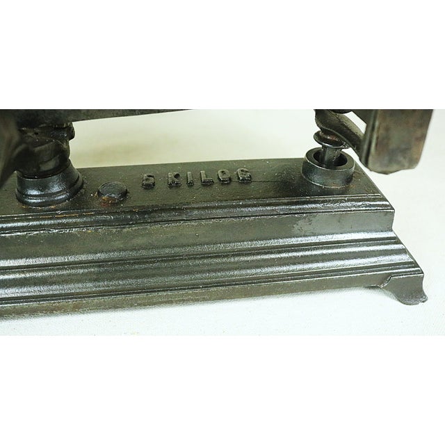 Late 19th Century Late 19th Century French, Brass and Iron Store Scale For Sale - Image 5 of 8