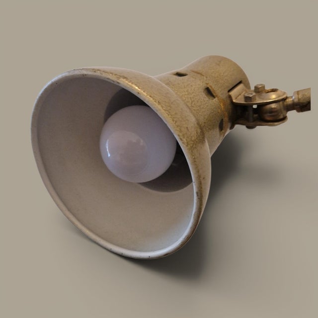 Vintage French Industrial Architect Table Lamp, 1950s For Sale - Image 17 of 18