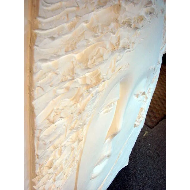 1990s "Zelda" Paper Cast Face of a Woman by Frank Gallo For Sale - Image 9 of 12