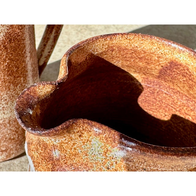 Studio Ceramic Pitchers by Helma Klett, Germany, 1980s, Set of 2 For Sale - Image 9 of 13