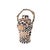 African Early 20th Century Kuba Royal Beaded Basket For Sale - Image 3 of 7