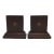 Antique Mahogany Inlay Bookends Hepplewhite Style - Pair For Sale