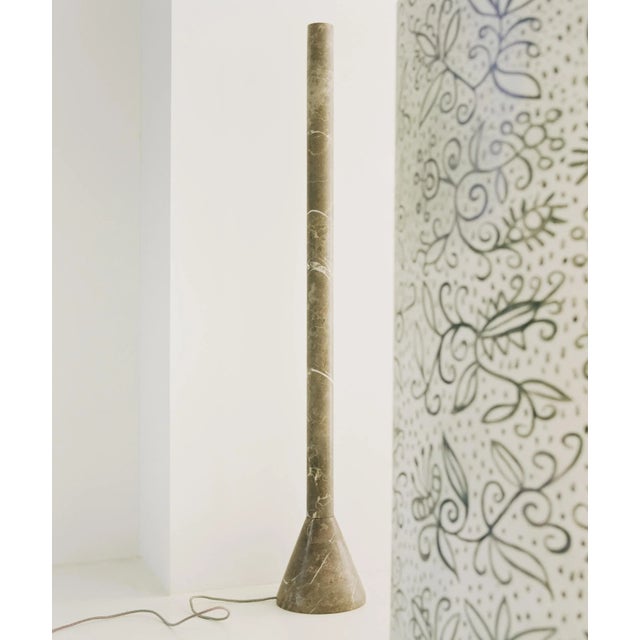 Uplight by stefan scholten. Dimensions: ø 26 x h 185 cm. Materials: grigio collemandina. Stefan scholten is a dutch...