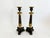 Metal 19th C French Charles X Gilt & Patinated Bronze Candlesticks - A Pair For Sale - Image 7 of 14