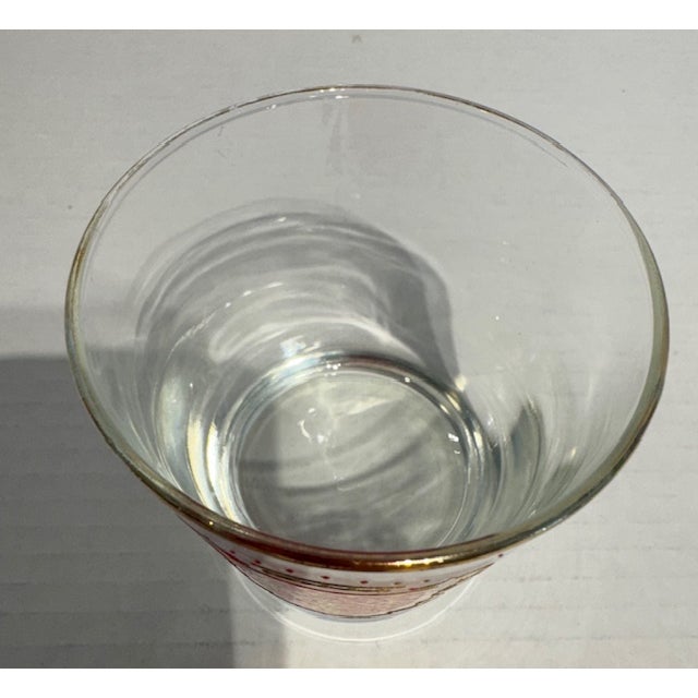 Mid-Century Modern 4 1960's Libbey Heraldry Crown Crest Rocks/Old Fashioned Glasses For Sale - Image 3 of 6