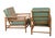 Mid 20th Century Pr. Mid 20th Century Bamboo Lounge Chairs For Sale - Image 5 of 10